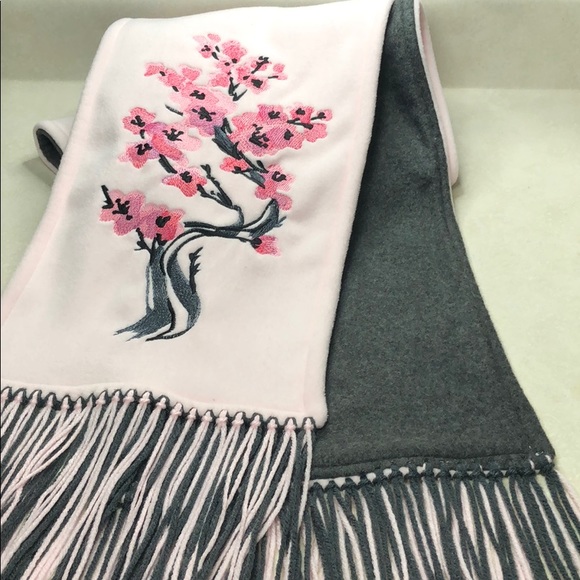 Cherry Blossom Scarf  🍒 - Picture 3 of 4